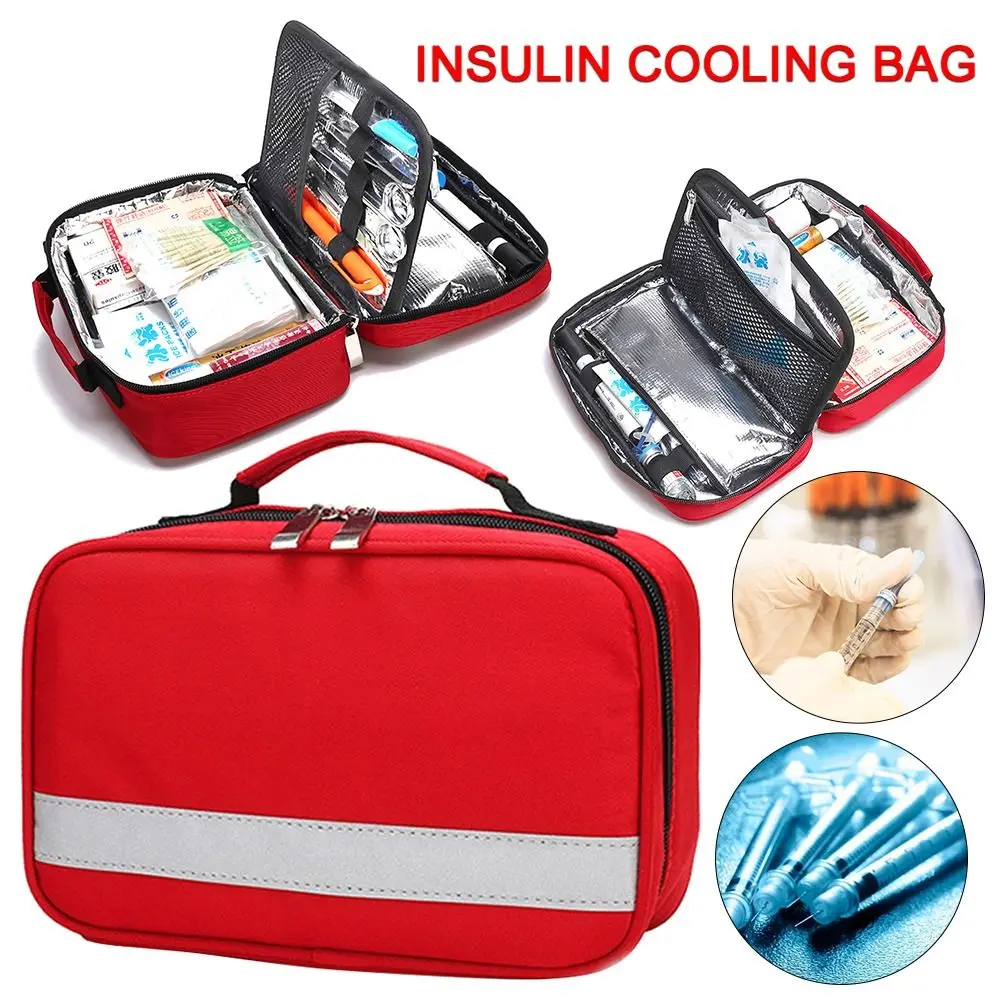 Термоизолированный пътен калъф, без гелевой чанти за охлаждане на инсулин, фризер за лекарства за лечение на диабет, охладител за лекарства, защита за хапчета